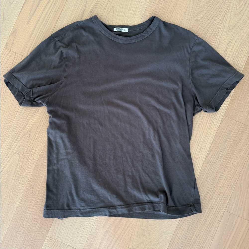 Buck Mason dark brown Short Sleeve Tee